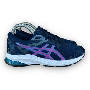 Asics GT 1000 DuoMax Running Shoe 1014A189 Low Top Blue Purple Youth 5 Women 6.5